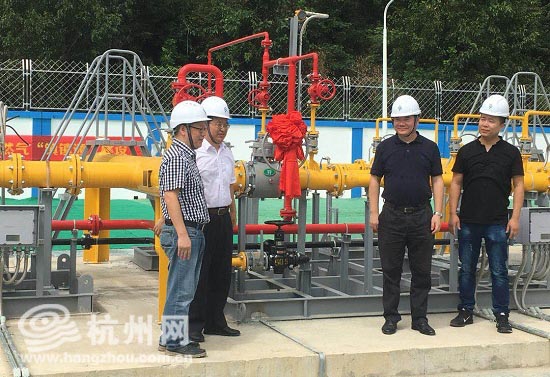 杭州市天然氣利用工程高壓管道延伸到建德